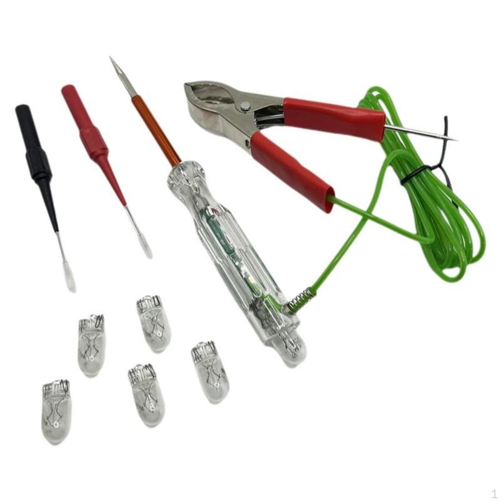 Automotive Test Light, Electric Potential Display Circuit Tester, 624V, Repair Tool Pencil