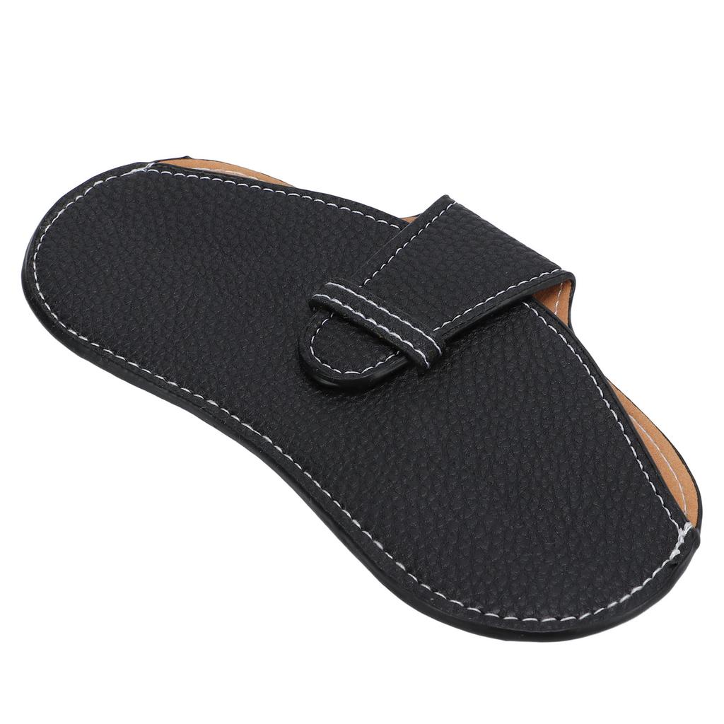 Leder Sonnenbrillenetui Tragbares PU Leder Brillenetui Leder Verschleißfest Einfache Brille