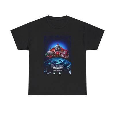 Zabijácké klauni z vesmíru Tričko Retro filmový plakát Unisex Pevné bavlněné tričko Unisex tričko
