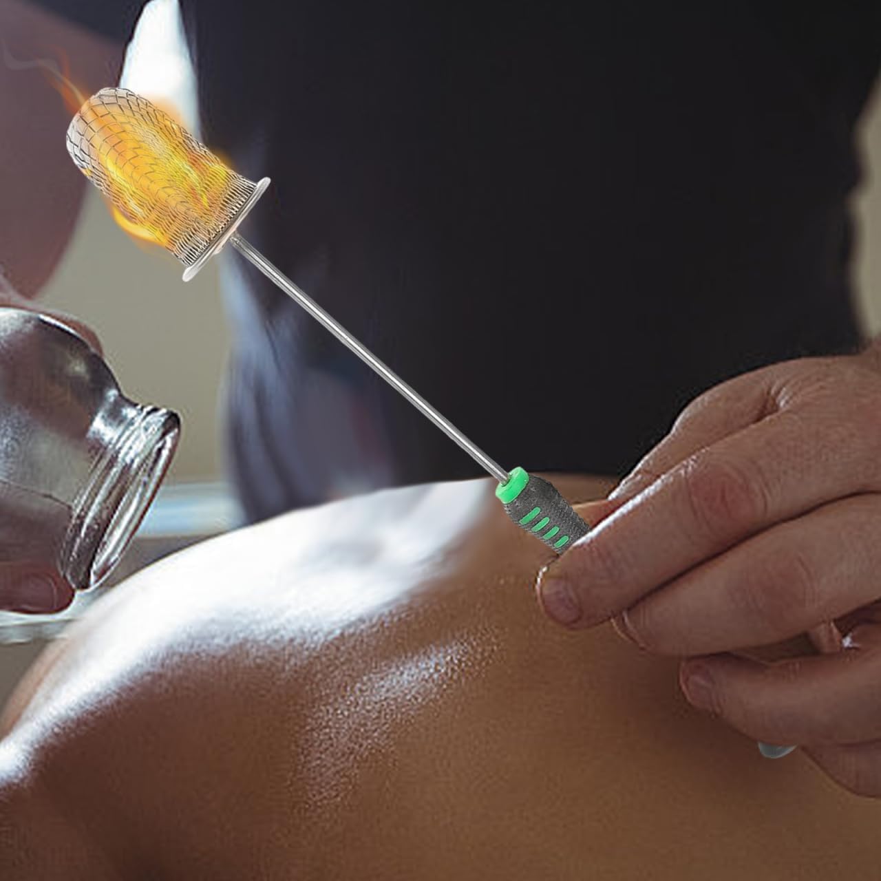 Cupping Booster Rod Portable Fire Cupping Stick Traditional Reusable Cupping Ignition Rod Cupping Torch Stick