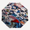 1pc Jujutsu Kaisen Character Collage Umbrella Automatic Opening & Closing, Foldable Design, Iron Frame, Outdoor Use, Perfect Gift for Fans, Travelers,