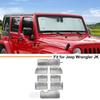 Windshield Sunshade Side Window Sunscreen For Jeep Wrangler JK 07-18 Accessories