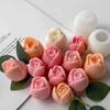 A Top Quality DIY Flowers Tulip Silicone Mold Handmade Scented Candle Plaster Resin Molds Homemade Cookies Chocolate Candy