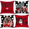 Festive Christmas Pillow Covers: Merry, Truck, Ornament, and Noel Designs! Sofas, Bedroom Pillow Covers, Holiday Gifts