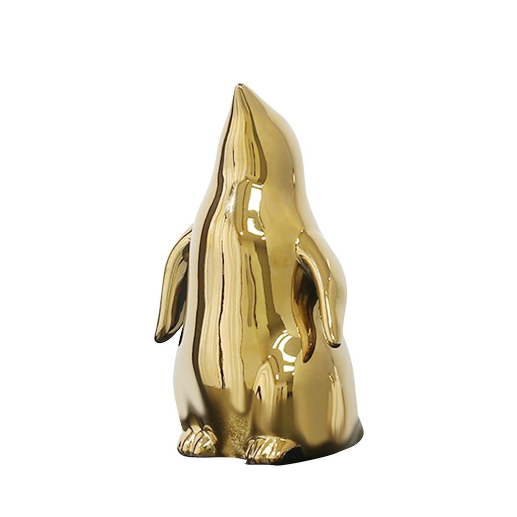 3 Pieces Penguin Sculpture Statue Porcelain Ceramic Decorative Nordic