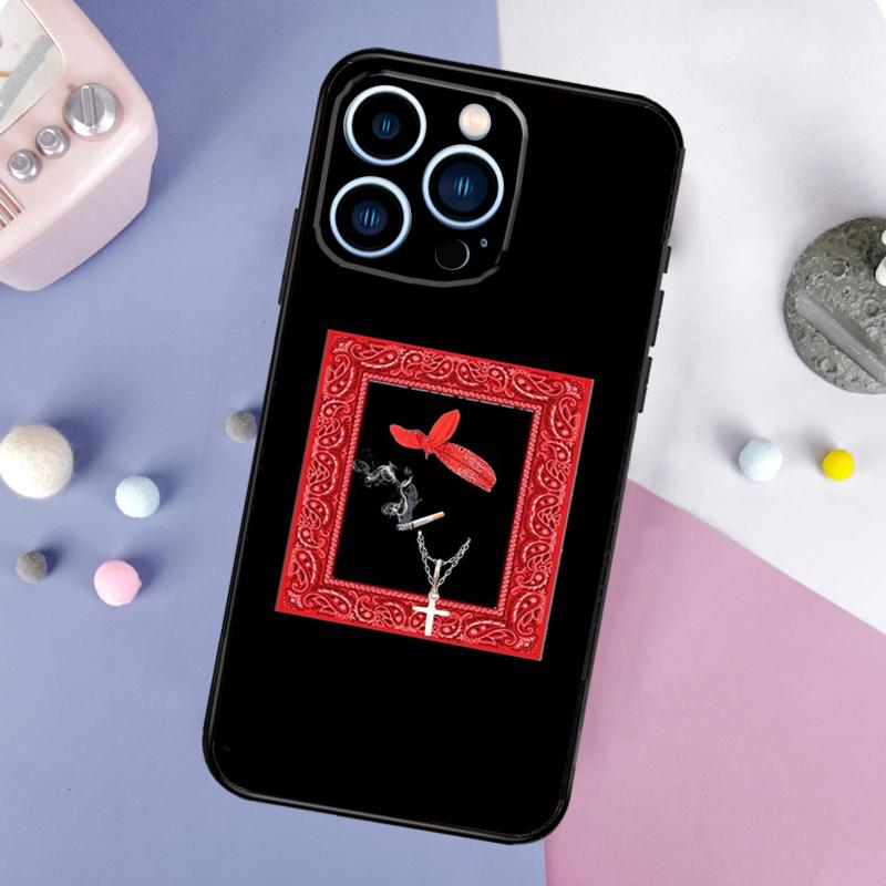 2Pac Tupac Shakur Case For iPhone 16 15 13 12 11 14 Pro Max Mini X XR XS Max Plus Bumper Back Cover