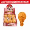 Chicken Drumstick Fidget Toy For Kids Adults Sensory Squeeze Stress Relief Gift Desk Toy Realistic Chicken Leg Decoration
