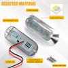 5PCS RGBW Marine Boat Interior Lights 12V LED Boat Deck Courtesy Light 3.8'' Stern Transom Anchor Navigation Light
