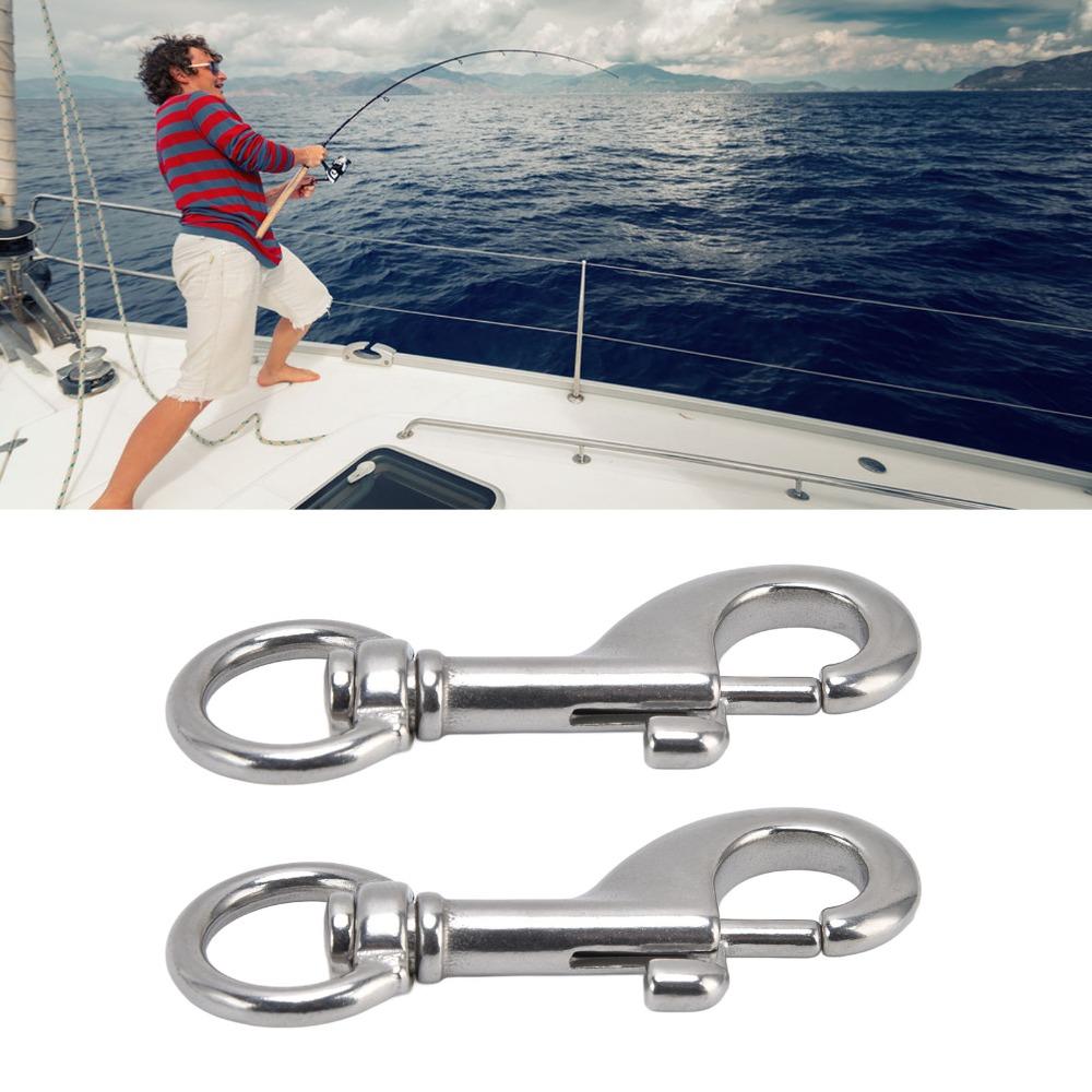 6pcs Heavy Duty Swivel Eye Bolt Hooks Marine Grade Heavy Duty Bolt Snaps For Dog Leash