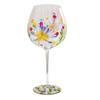 Painted medieval tulip goblet 400-800ML high-value crystal glass juice home red wine