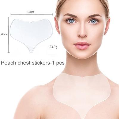 Gezicht Kubus Gezicht Sticker 3D Siliconen Gezicht Anti-Rimpel Sticker Herbruikbaar Ogen Voorhoofd Nek Borst Pad Patch Rimpel, 11-Perzik 1 stuks, 1 Stuk