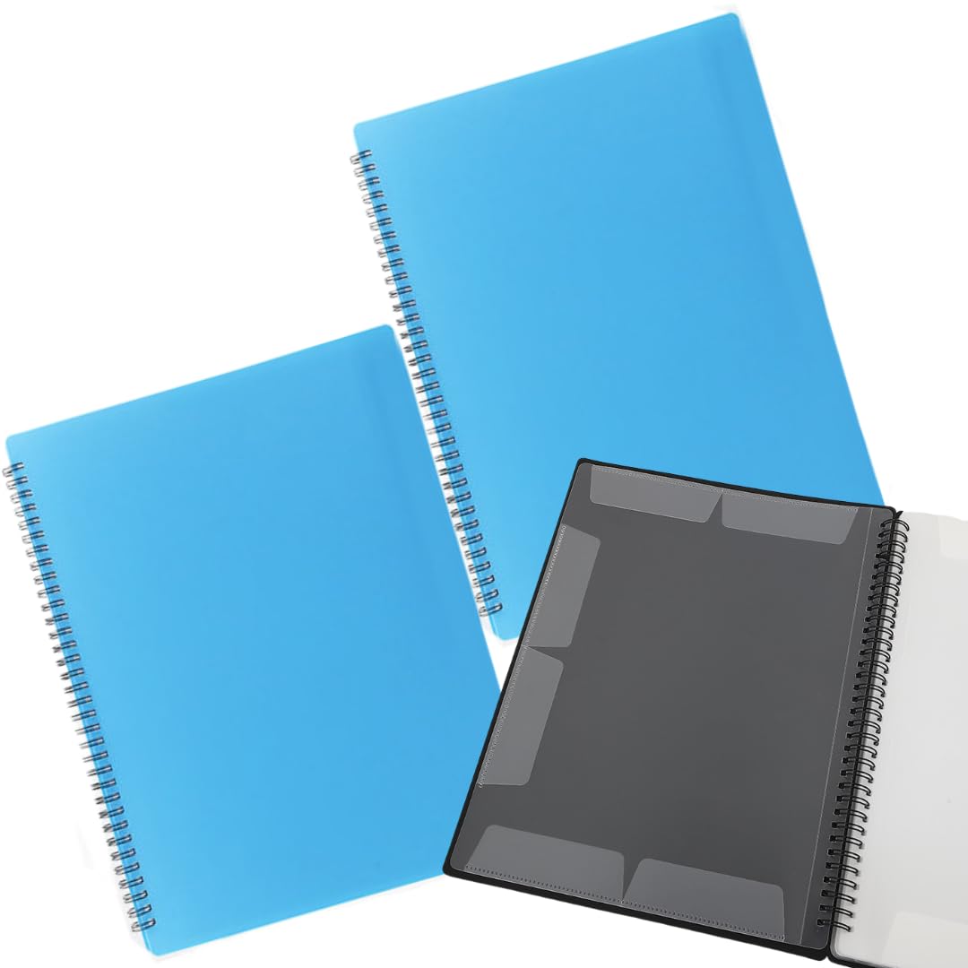 

Я так рад Папка для нот, Письменная папка А4, Держатель для нот, Легкий, 30 листов, 60 страниц (2 Синие книги)