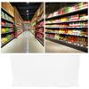 8Pcs Acrylic Clear Shelf Dividers for Closet Dresser Wardrobe Kitchen Bathroom Organization Adjustable Separators 25Cm Sturdy
