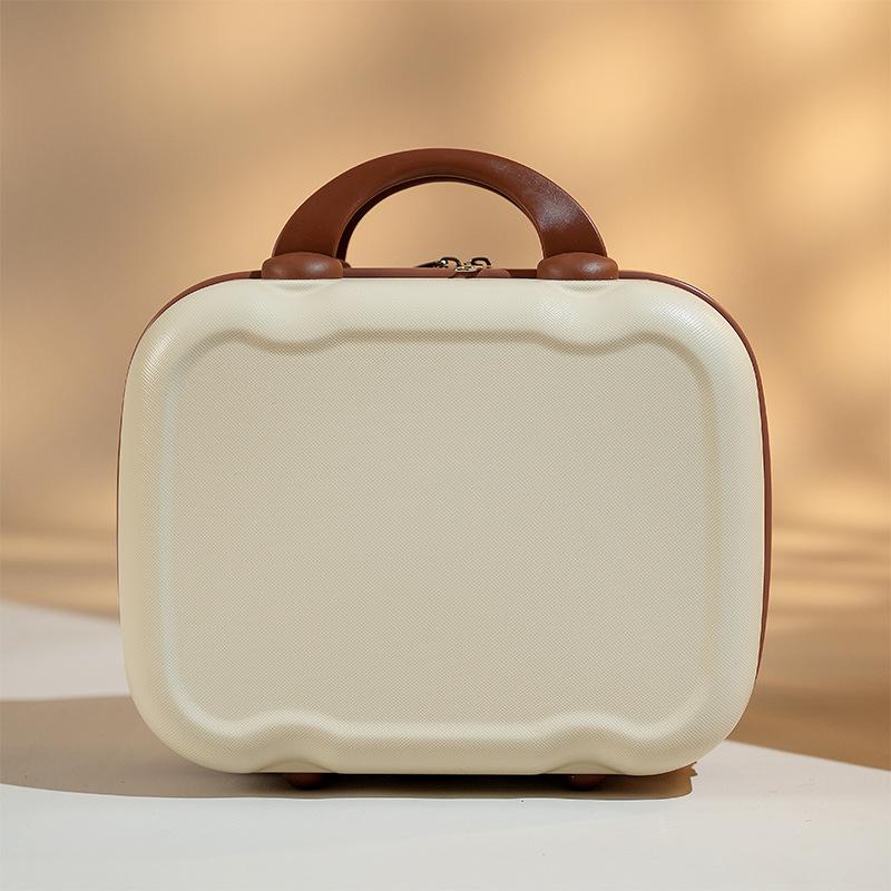 14 In Lightweight Small Travel Suitcase Cosmetic Box Waterproof Hand Luggage Organizer Makeup Case Portable Small Boarding Case