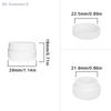 2-2.5ml Avoiding Light Nail Patting Gel Jar Nail Polish Holder Case Packaging Box Manicure UV Glue Organizer Portable Plastic