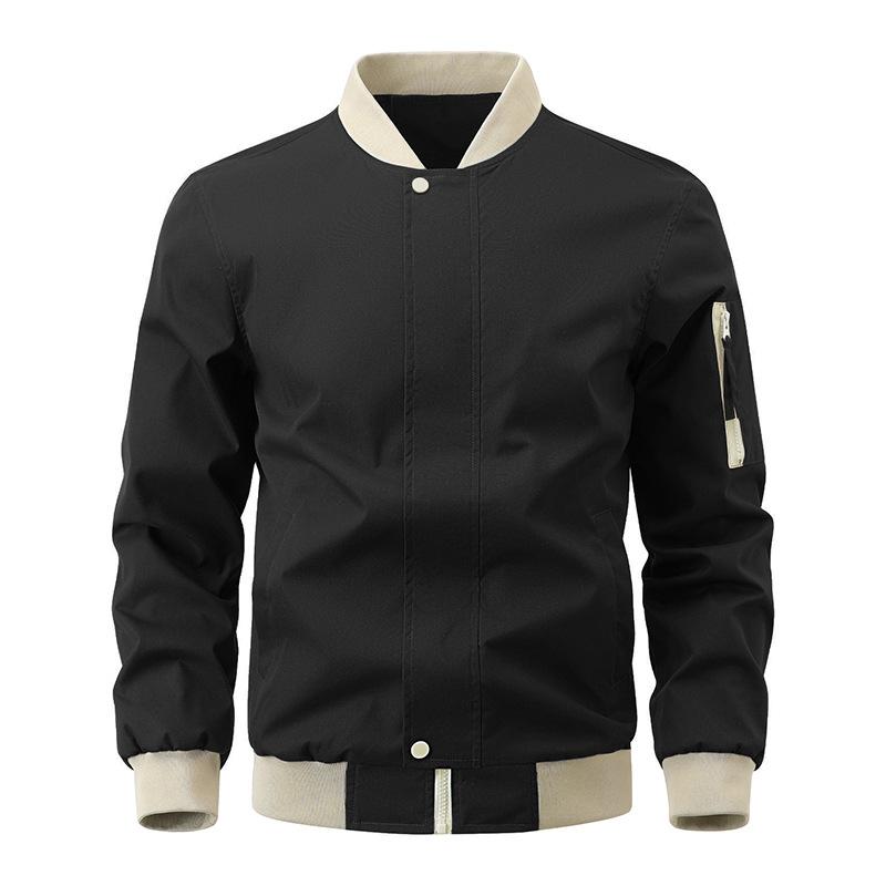 

Spring Loose Sleeve Pocket Sports Outdoor Casual Men s Jacket Coat Plus Size Joker. 2XL