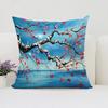 Fundas De Almohada De Flor De Cerezo Japons Para Almohadas, Funda De Cojines Para Sala De Estar, Funda De Cojín De Lujo