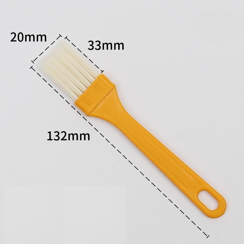 

Plastic Household Food Kitchen Barbecue Sauce Pancakes do not Shed Hair High Temperature Resistant Soft Oil Brush 1PCS