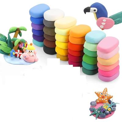 Eclet (Pack Of 1Air Dry Clay, Colorful Children Soft Clay, Creative Art Crafts, Gifts For Kids-Multi Color. Non-Toxic Mo