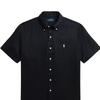 Polo Ralph Lauren Ss24 Solid Color Logo Embroidered Single-Breasted Short Sleeve Shirt Men shirts Black MNPOWOV1N820768-001