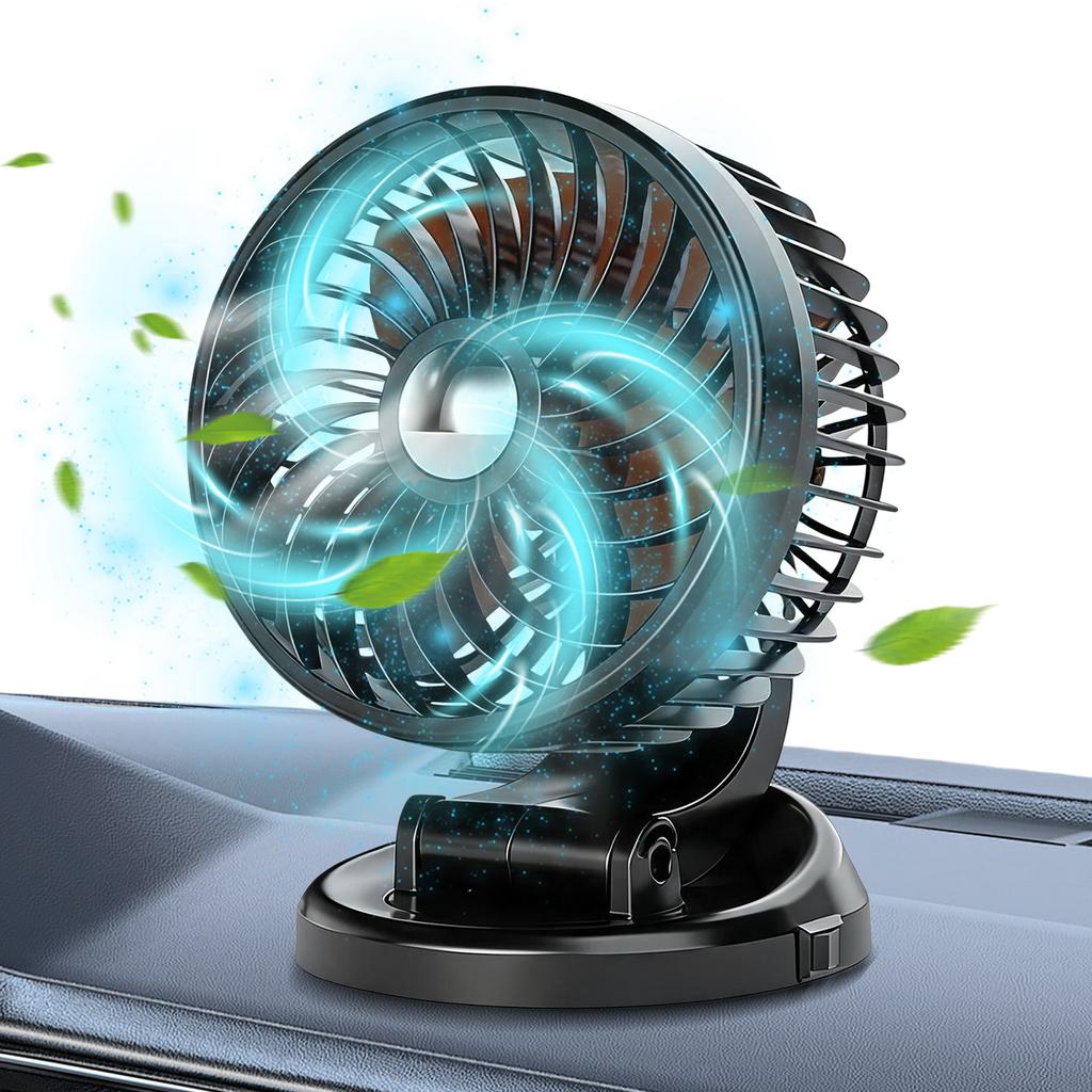USB 5V/12V/24V Mini Portable Desktop Table Fans Quiet Multi-Angle Adjustable for Home Office Travel Indoor Outdoor