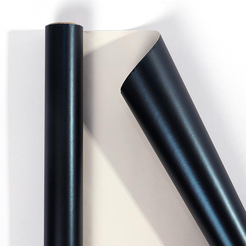 43 X 3 Wrapping Paper Roll Metallic Pure Color Colorful Craft Paper for Christmas Valentines Birthday Holiday Gifts Decor