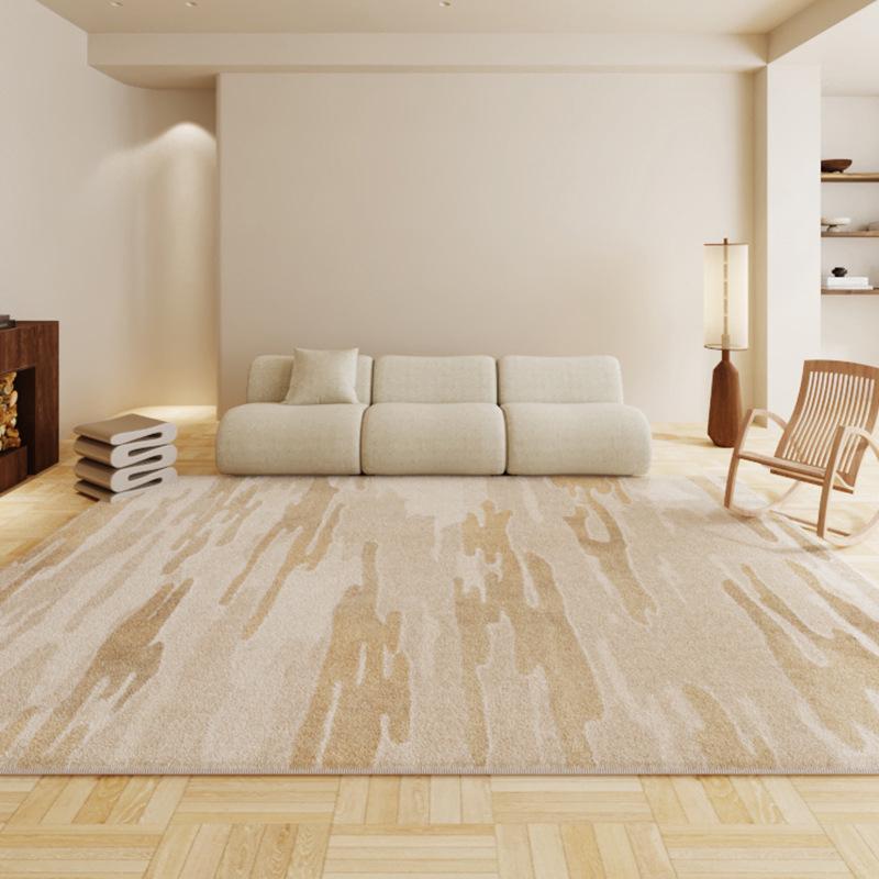 Wabi-Sabi Lambskin Carpet: Thick, Long Strip for Bedroom, Sofa, or Coffee Table