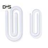 10 Pcs Sublimation Paper Clips Blank Acrylic Jumbo Paperclip for Heat Transfer DIY Paperclips for Bookmark Home School Office Supplies