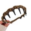 Women Headband Ribbon Decor Anti-slip Teeth Headband Lightweight Versatile Hair