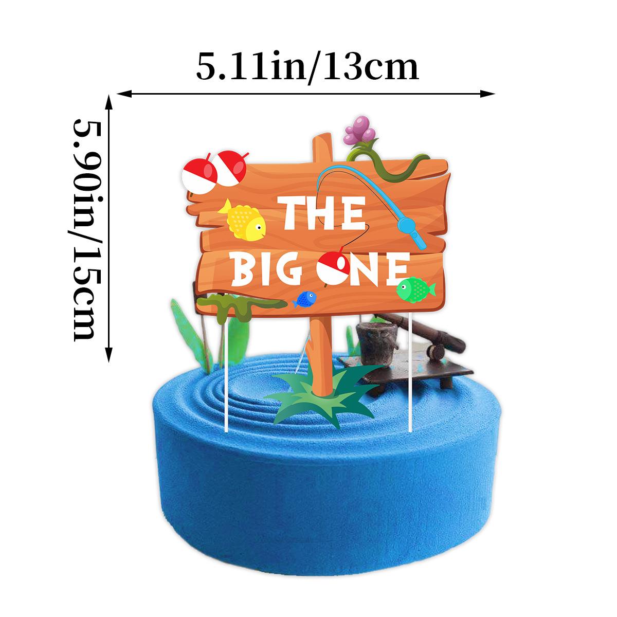 

Retirement-Themed Birthday Party Decoration Banner Fishing Birthday Flag Small Fish Spiral Pendant 1 pack fishing power strip