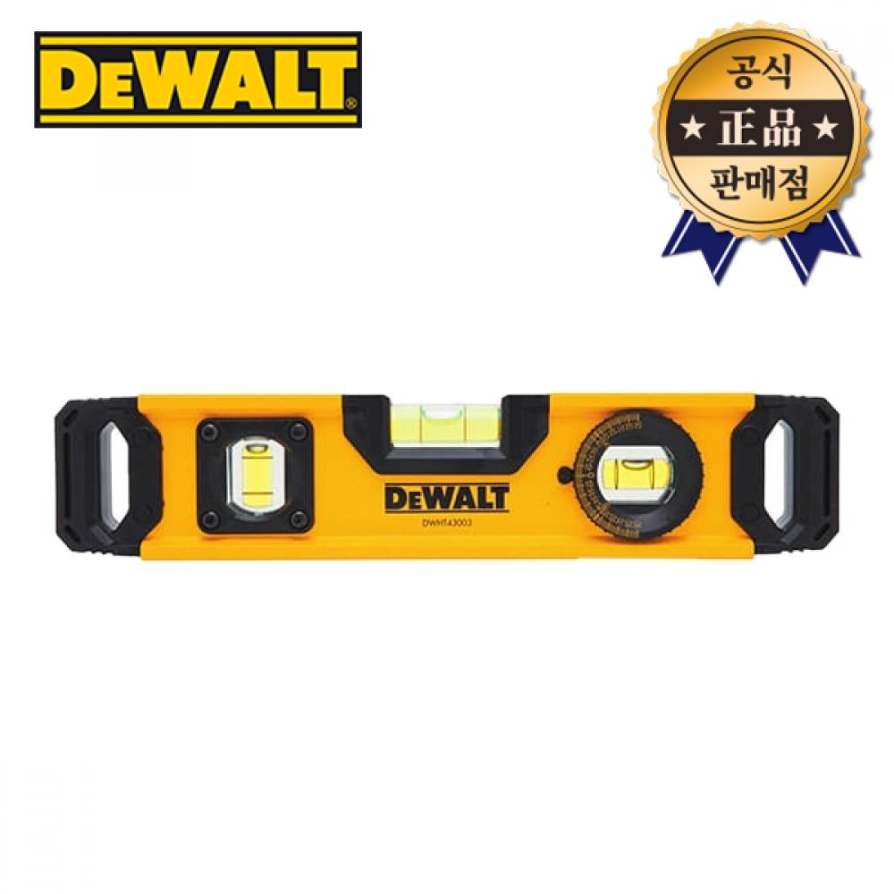 

Магнитный горизонтальный уровень Dewalt DWHT43003 225 мм, уровень ириски, уровнемер