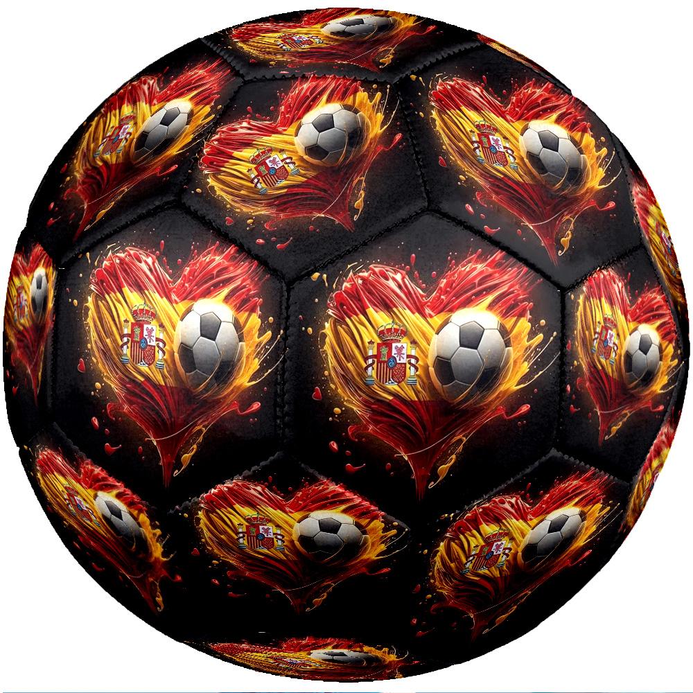 Spain Theme soccer ball Size 5 Soccer Ball Soft Touch Professional Training Football for Outdoor Sports