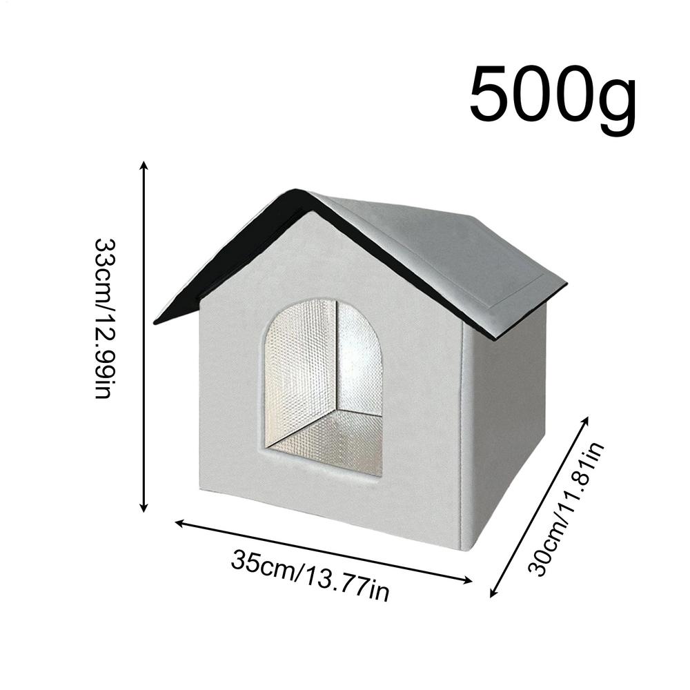 Small Dog Bed Warm Waterproof Pet House Cat House Winter For Calming Sleeping Kittens Puppies Animals Travel Home Outdoor