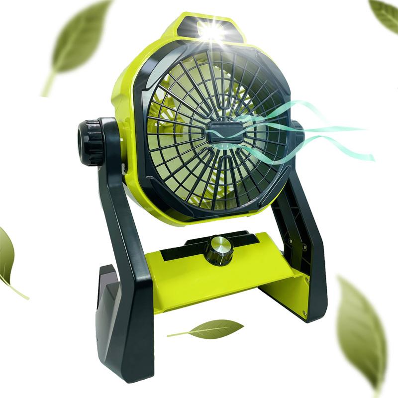 

Портативный беспроводной вентилятор со светодиодной подсветкой для Makita, Bosch, Dewalt, Milwaukee, литий-ионный аккумулятор 18 В