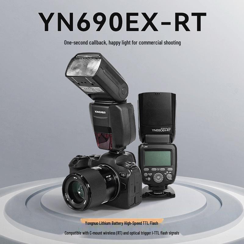 8 Yongnuo YN600EX-RT II Second Gen On-Camera Flash for Canon, YN690EX-RT Hot Shoe Light.