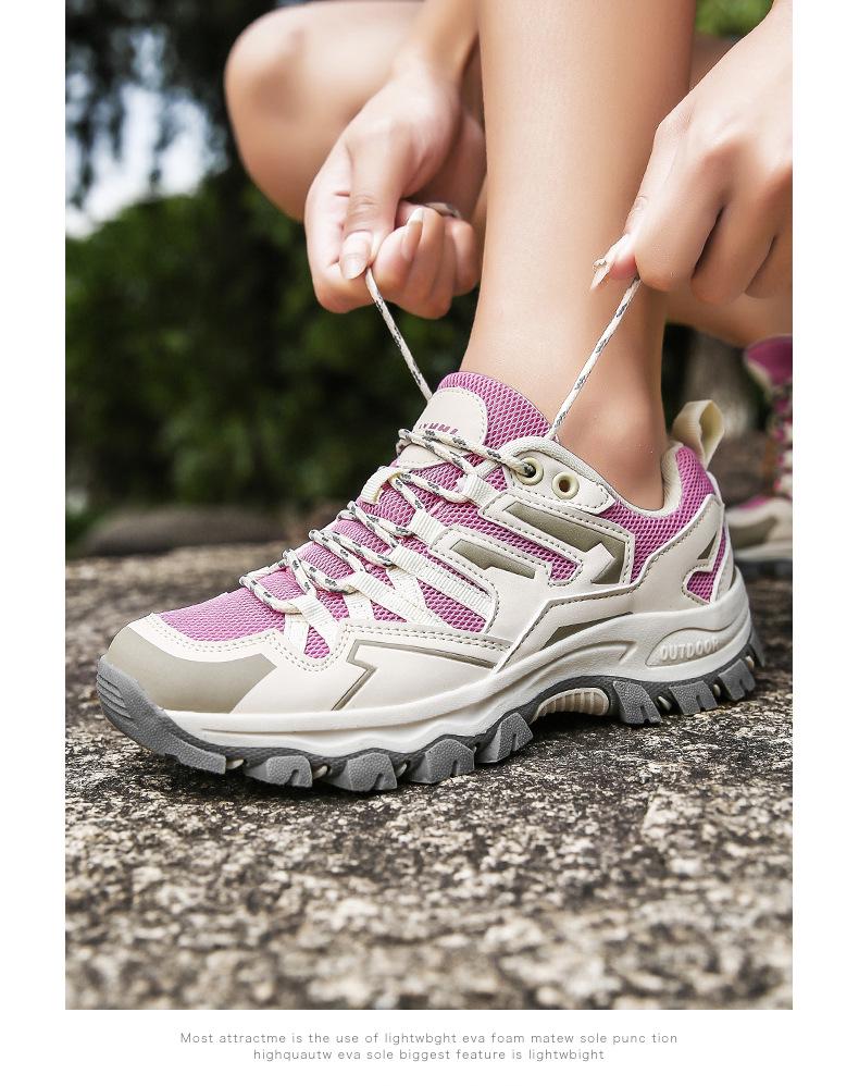 2024 Outdoor High-Top Hiking Shoes, Plus Size, Unisex Couple Style