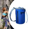 Chalk Bag for Climbing with Zippered Pocket, Carrying Bag, Adjustable Belt Pole Dancing