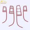 Ideal 20 ONE Glass Lift Trim Frame & Stainless Steel Window Armrest Switch Decorative Sticker