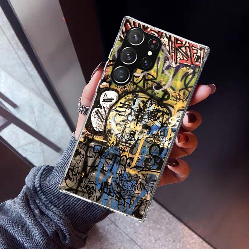 Graffiti Fashion Cool Phone Case For Samsung Galaxy S23 S24 S25 Edge S26 Ultra S22 + S21 Plus S20 FE Cover Silicone Print Shell