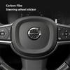 Auto-Lenkrad-Aufkleber Kohlefaser-Aufkleber Zubehör für Volvo Xc60 Xc90 V40 V60 S60 V50 V90 S80 C40 XC40 V70 Rdesign