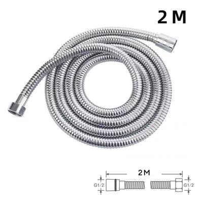 Stainless Steel Flexible Shower Hose Tube Pipe  Bathroom Accessories Shower Tube Hot And Cold Hose
