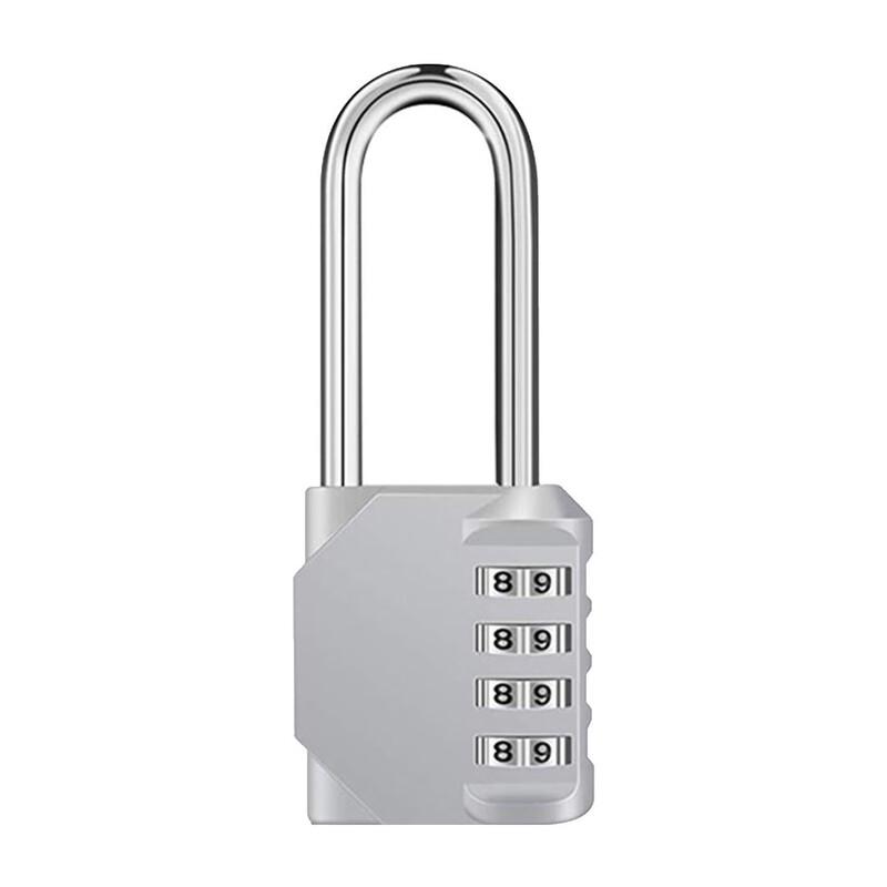 QYC-4297 Zinc Alloy Long Shackle 4-Digit Combination Lock
