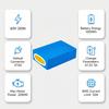 German Stock 60V 20Ah Blue Rectangular Lithium Battery with 2600mAh 16s7p China Cells, 50A BMS & 3A XT60 Plug