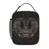 Egyptian God Anubis Art Insulated Lunch Bag for Women Children Portable Food Boxes Thermal Lunch Box Tote