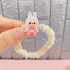 1Pcs Cartoon Labubu Hair Ropes Cute Anime Labubu Women Elastic Hair Circle Hair Accessories Ponytail Kawaii Girls Holiday Gifts