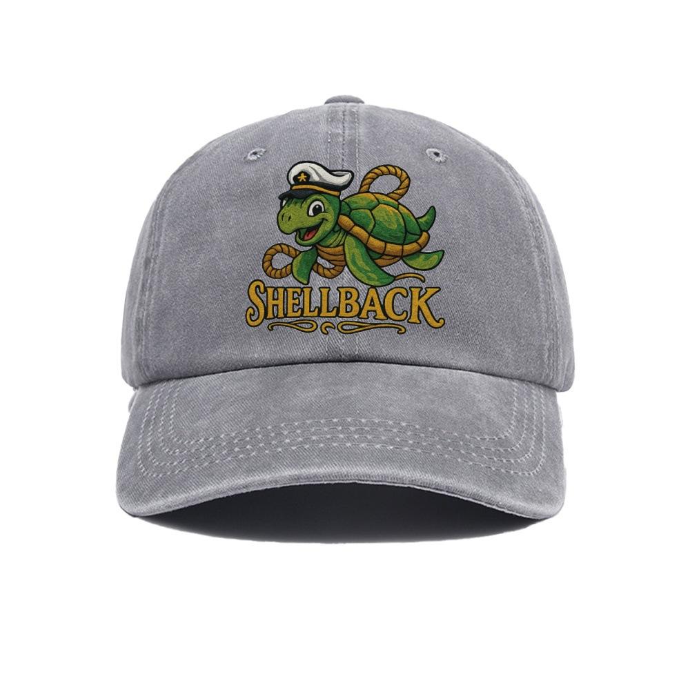 Not Fast Just Furious Turtle Funny Baseball Cap Sun Hiking Fishing Sun-Proof Washed Trucker Hat Men Women Fashion Baseball Caps Adjustable