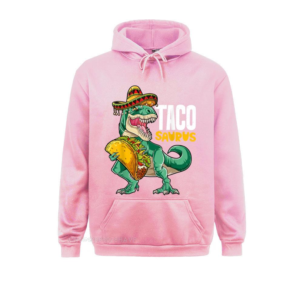 Tacosaurus Taco Cinco De Mayo Kids Boys Dinosaur T Rex Cute Fitness Tight Sweatshirts Long Sleeve Hoodies For Unisex Hoods Autumn