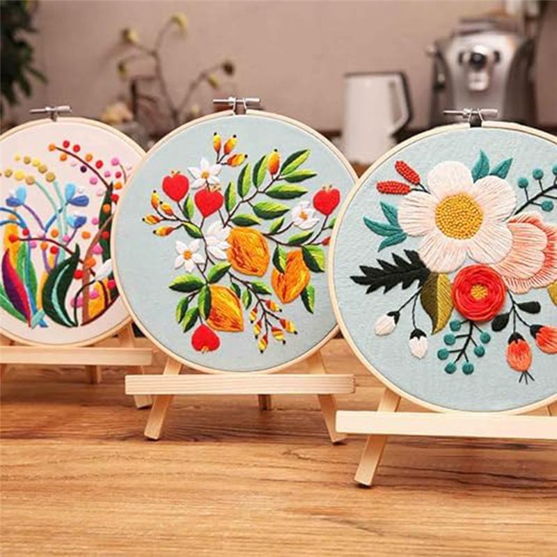 M-Modern-Easy Stitch Embroidery Stitching Punch Needles Set, Embroidery Supplies Including Punch Needle Tool