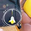 Playful Banana Keychain Toy Soft Plush Keyring Colorful Key Chain Accessories for Women and Men Car Interior Decoration