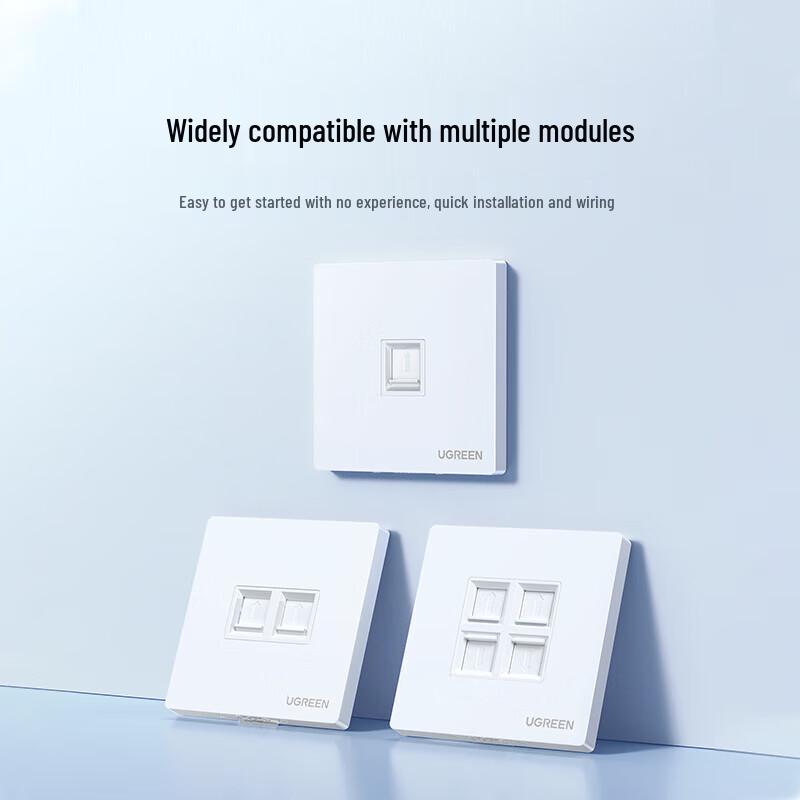 UGREEN 86-Type Ethernet Wall Plate